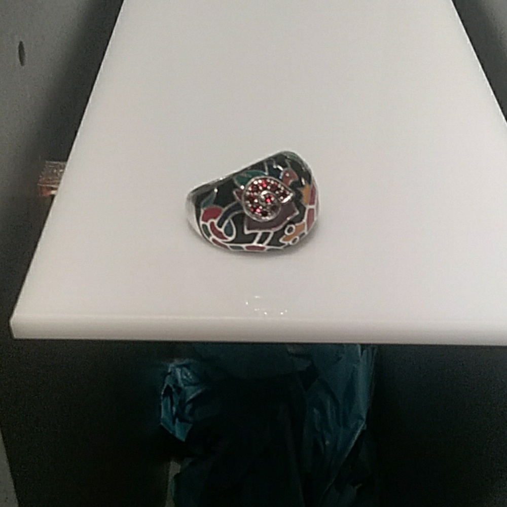 Bella etoile galopacoas size 7 silver ring